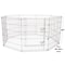 Pet Adobe Pet Adobe Folding Puppy Playpen - Versatile, Portable, Folding 58 x 60 x 30 Enclosure for Pets 422239INN - alternate 5